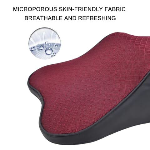 Premium Ergonomic Car Neck Support Pillow – Memory Foam Headrest Cushion for Comfortable Driving & Travel