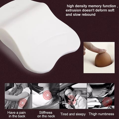 Premium Ergonomic Car Neck Support Pillow – Memory Foam Headrest Cushion for Comfortable Driving & Travel