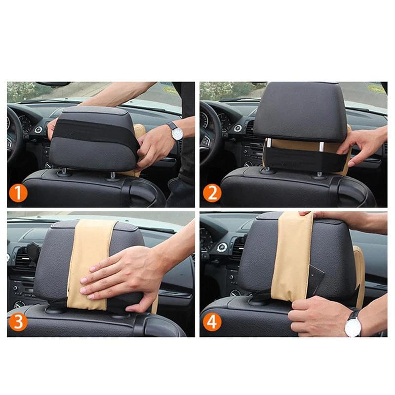 Premium Ergonomic Car Neck Support Pillow – Memory Foam Headrest Cushion for Comfortable Driving & Travel
