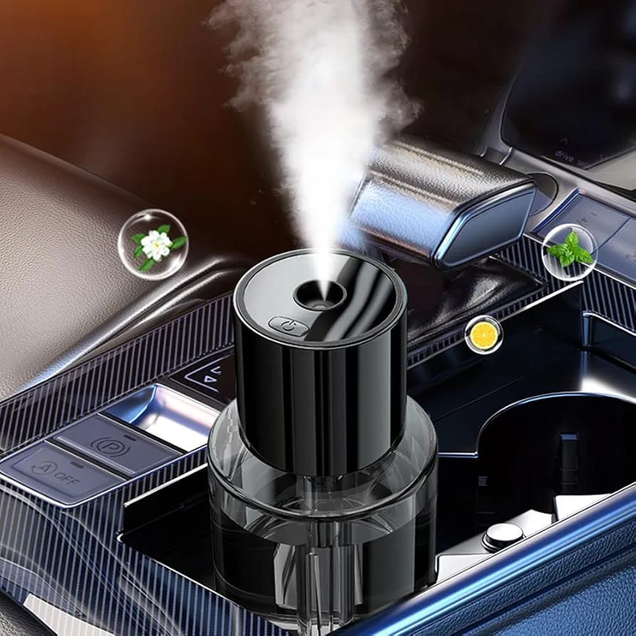 Portable USB Car Humidifier & Aroma Diffuser – Mini Ultrasonic Air Freshener Mist Maker