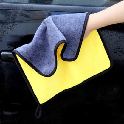 Premium Double-Sided Microfiber Car Drying Towel | Ultra Absorbent Lint-Free Cleaning Cloth