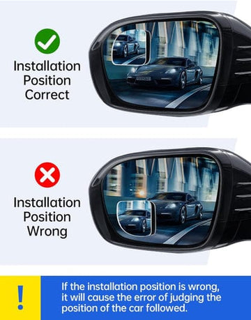 360° Adjustable Car Blind Spot Mirror | HD Wide Angle Rear View Mirror (2PCS)