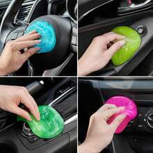 Magic Car Cleaning Gel – Universal Dust Cleaner for Car Interior, Keyboard, Air Vents & Electronics (4-Pack)