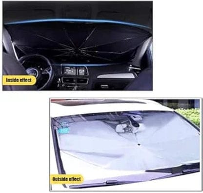 Foldable Car Windshield Sun Shade Umbrella – UV Protection & Heat Insulation for All Vehicles